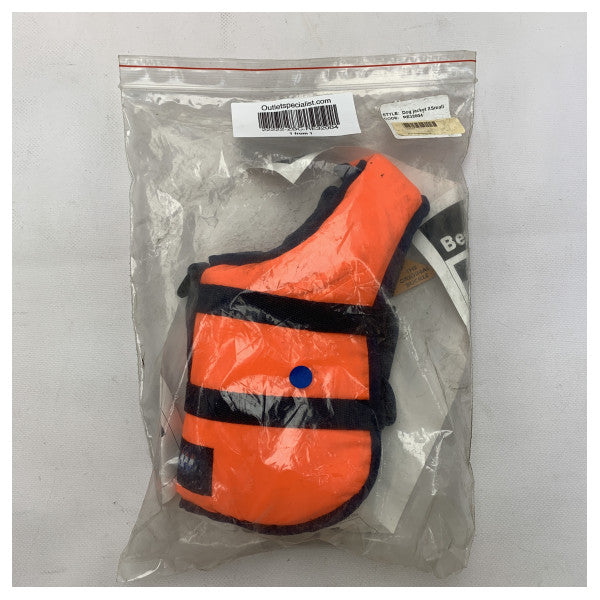 Chaleco salvavidas para perros XS - Chaleco de natación naranja de alta visibilidad para perros pequeños de hasta 4 kg