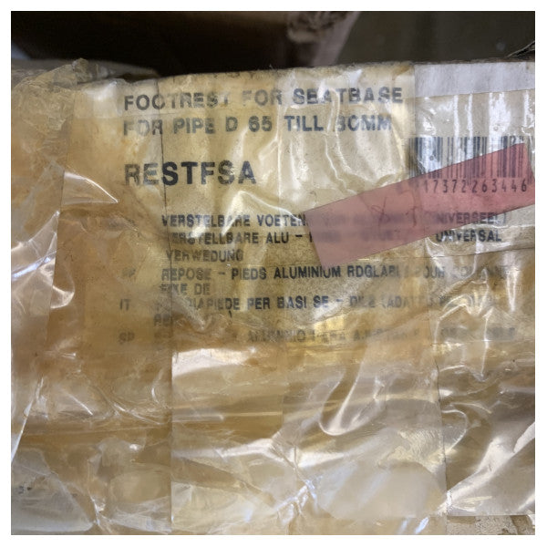 Алюмінієва підставка для ніг Vetus RESTFSA для набору морського пілота