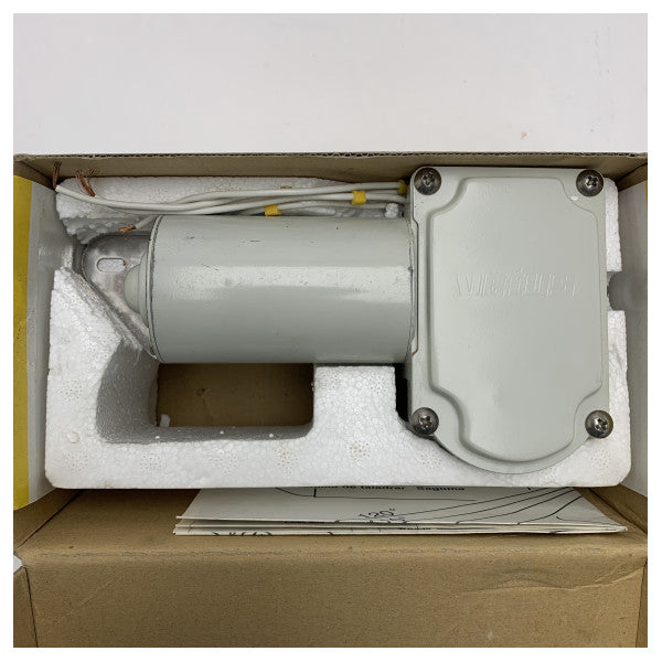 Moteur d'essuie-glace Vetus RW08A 12V avec arbre droit de 25 mm 