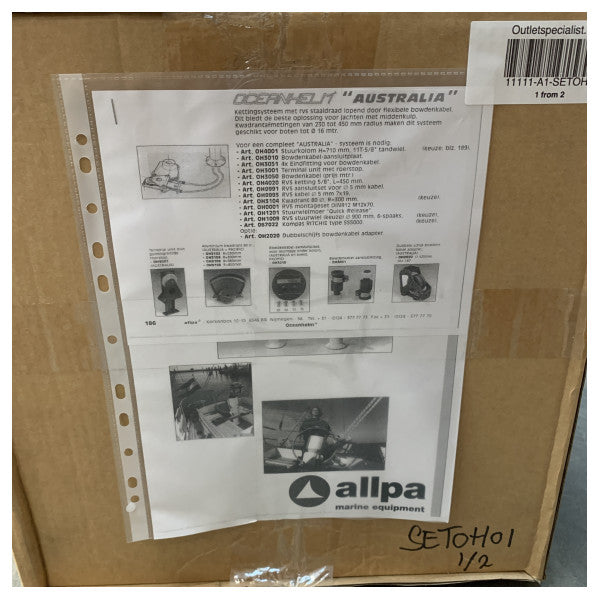 Oceanhelm Australien styrpiedestal styrsats -SETOH01