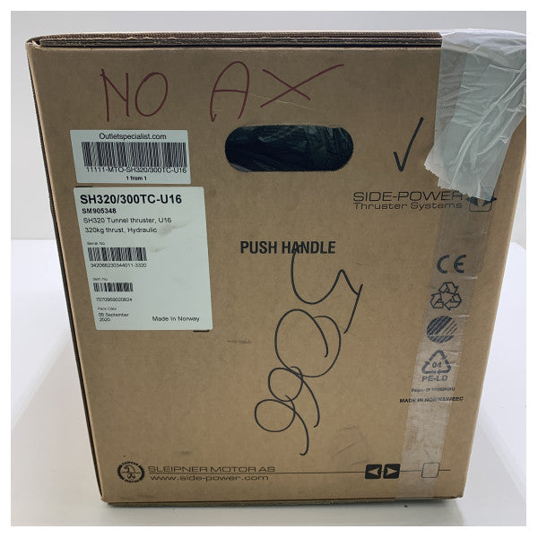 Sleipner Side Power SH320 320 KGF 300 mm Iddrawliku tal-Mina Tunnel - SH320 / 300TC -U16