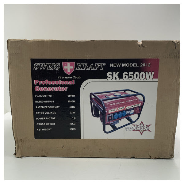 Swiss Kraft SK6500W 6500W Gasoline Generator