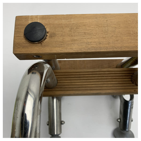 Драбина для купання Vetus SLFM3A складна 3 сходинки з тикового дерева