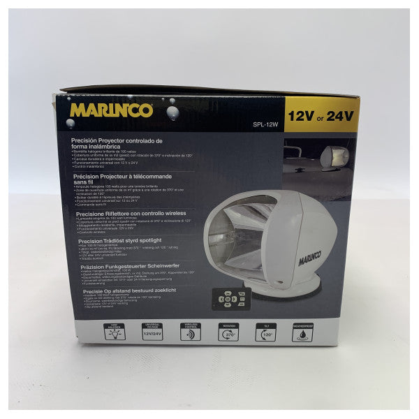 Marinco Wireless Remote Spot Light 12 / 24V 100 watt - SPL -12W