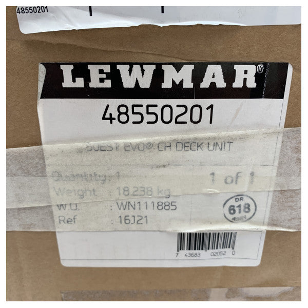 Lewmar Evo 50 EST Self-taiwing Winch Chrome Deck Unit - 48550201