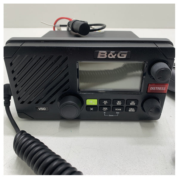 B&G V50 VHF Marine Radio Marifoon Black 12/24V-000-11236-001