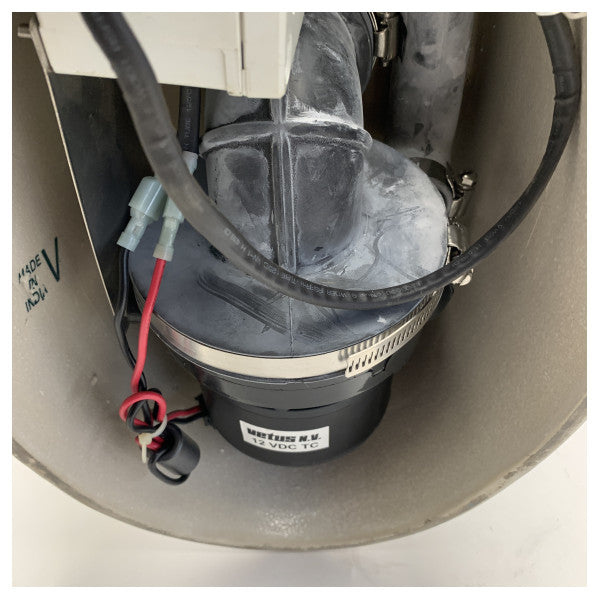 Sanita marítima eléctrica Vetus TMW24Q sem tampa, assento e controlador