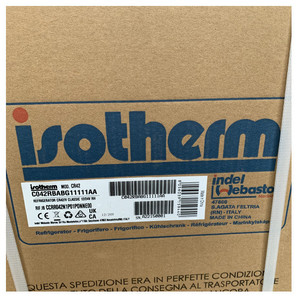 Isotherm Cruise 42 42L класичний компресорний холодильник прихованого монтажу 12/24V