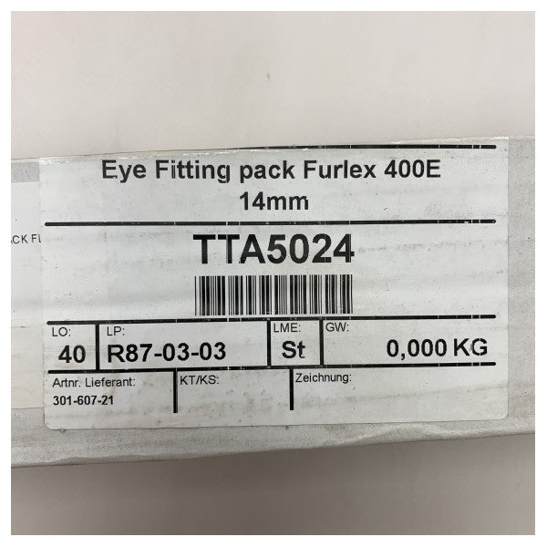 Selden Stainless Steel Eye Fitting Pack for Furlex 400E-301-607-21