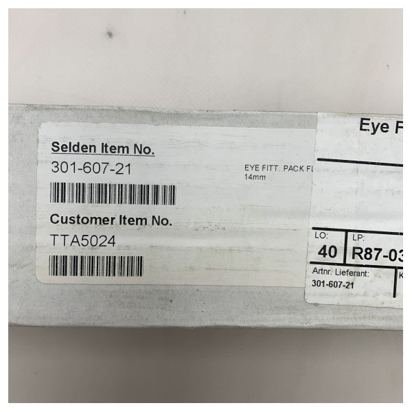 Selden Stainless Steel Eye Fitting Pack for Furlex 400E-301-607-21