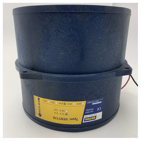 Vetus VENT178 Marine Suction Ventilator Blue 12V 12.3M3/m