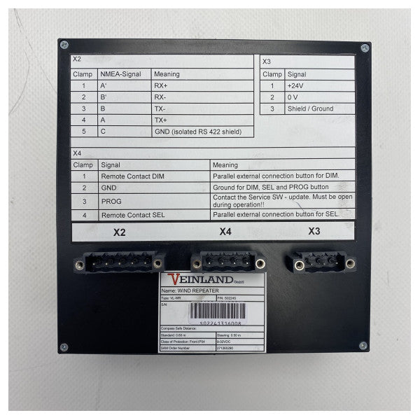 Sam Electronics Veinland Wind Repeater Display - VL -WR