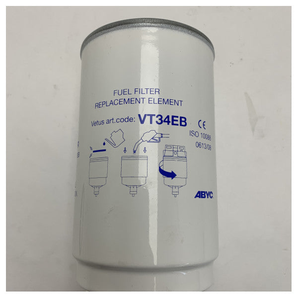Vetus VT34EB udskiftning af spin-on-brændstoffilter 380L/t