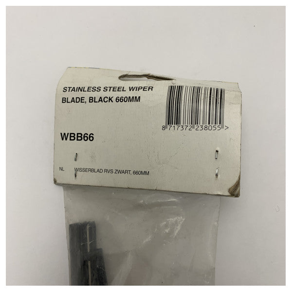 Vetus WBB66 ステンレス製フロントガラス・ワイパー 660 mm