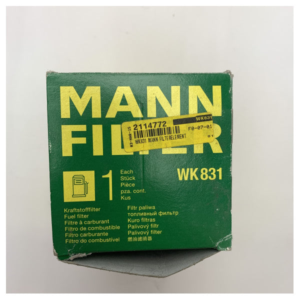 MANN WK831 Filtre de carburant gris