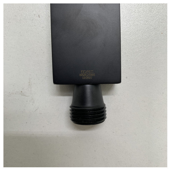 Meir WMK25965 ブラックマッサージシャワーヘッド