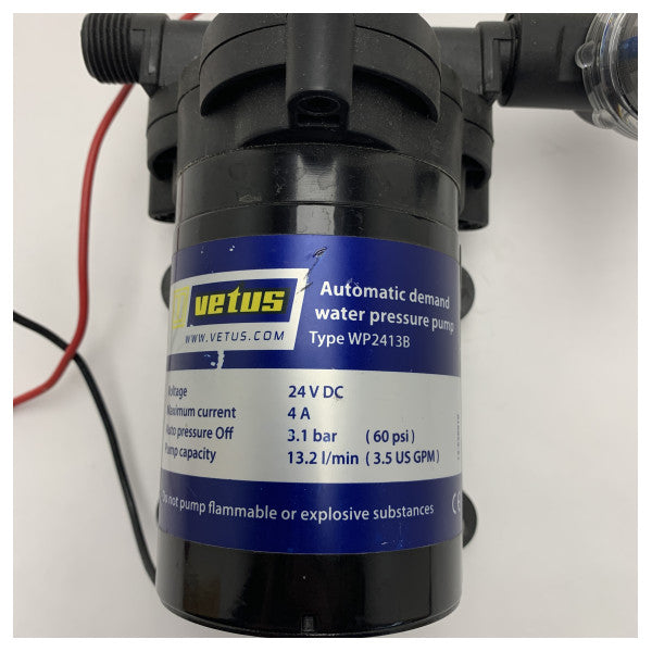 Vetus WP2413B 新水圧ポンプ 13L/分 24V