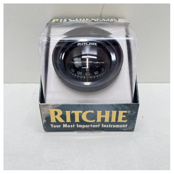 Ritchie X-15ibb Dash Style Mounting Compass Black