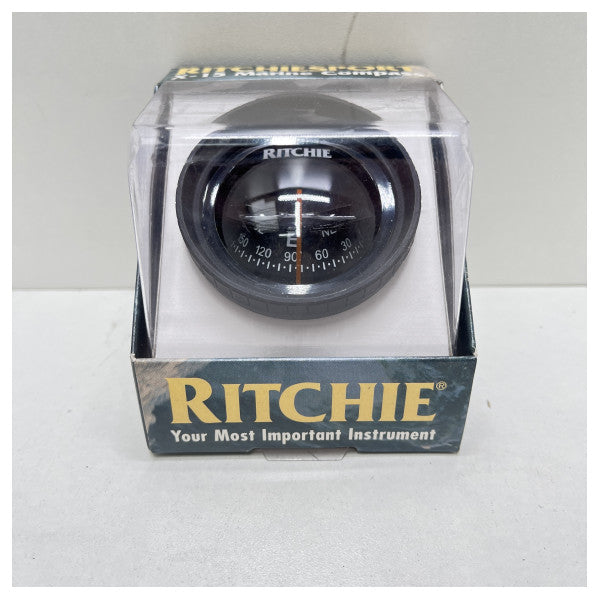 Ritchie X-15ibb Dash Style Mounting Compass Black