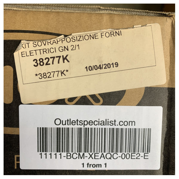 Kit d'installation Unox Double stack pour fours électriques - XEAQC-00E2-E