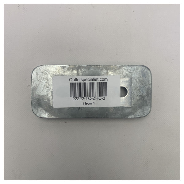 Placa do casco Martyr 6-1/4 X2-3/4 X3/4 Ânodo ZHC-3