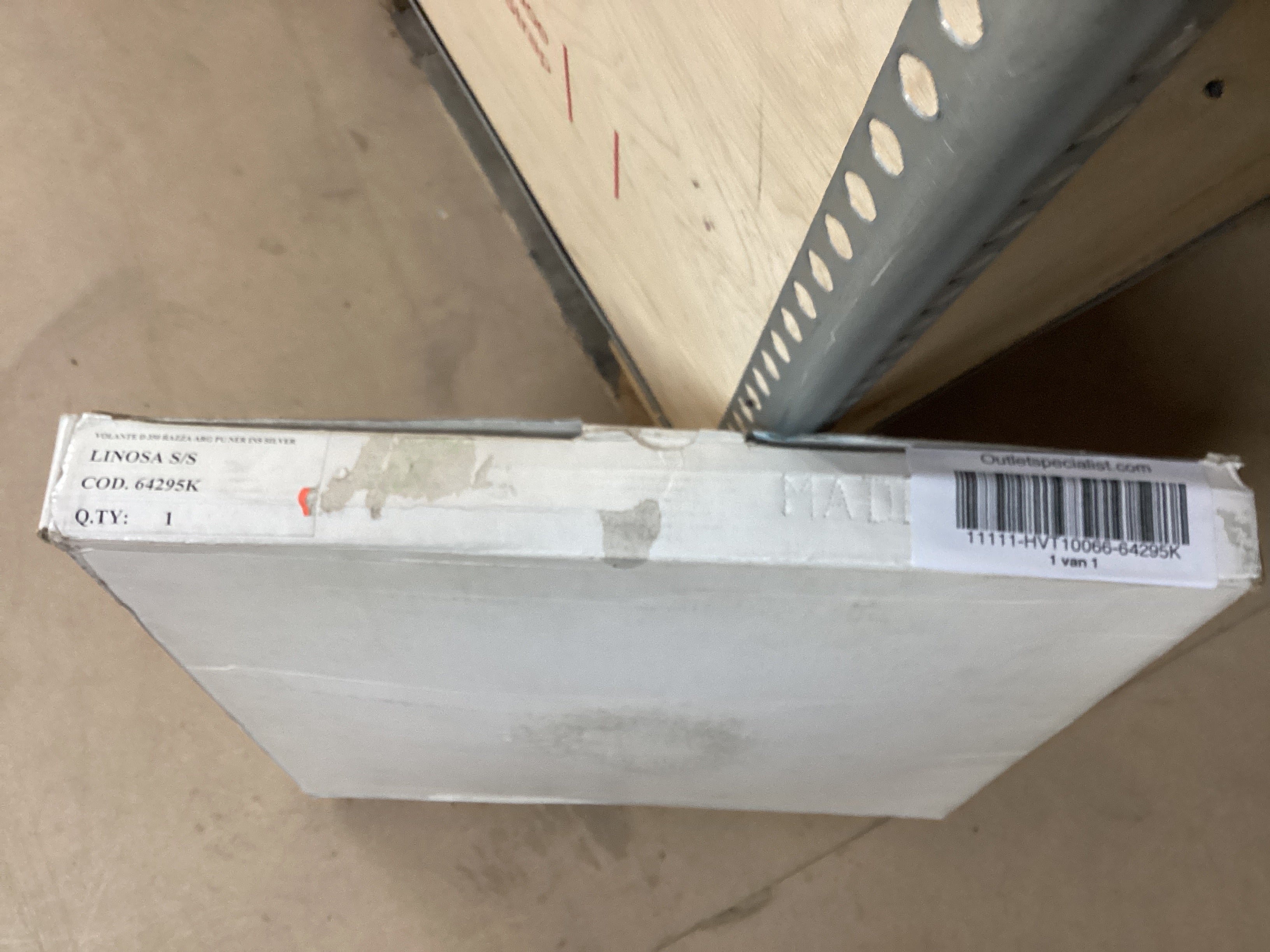 Ultraflex Linosa 3 ακτίνων ασημί τιμόνι 350 mm - 64295K