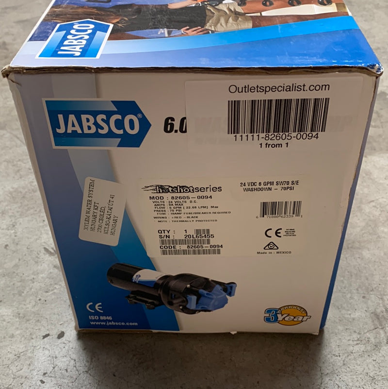 Jabsco Par-Max 5 Dekwaspomp 24V-82605-0094