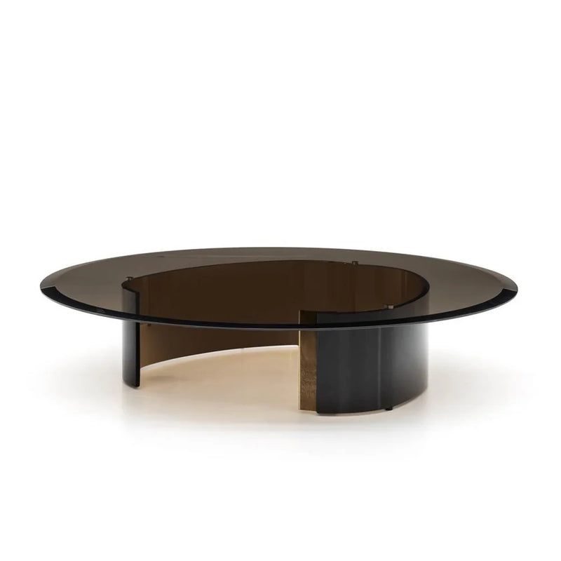 Table basse Minotti Bangle Round 110 cm Bronze