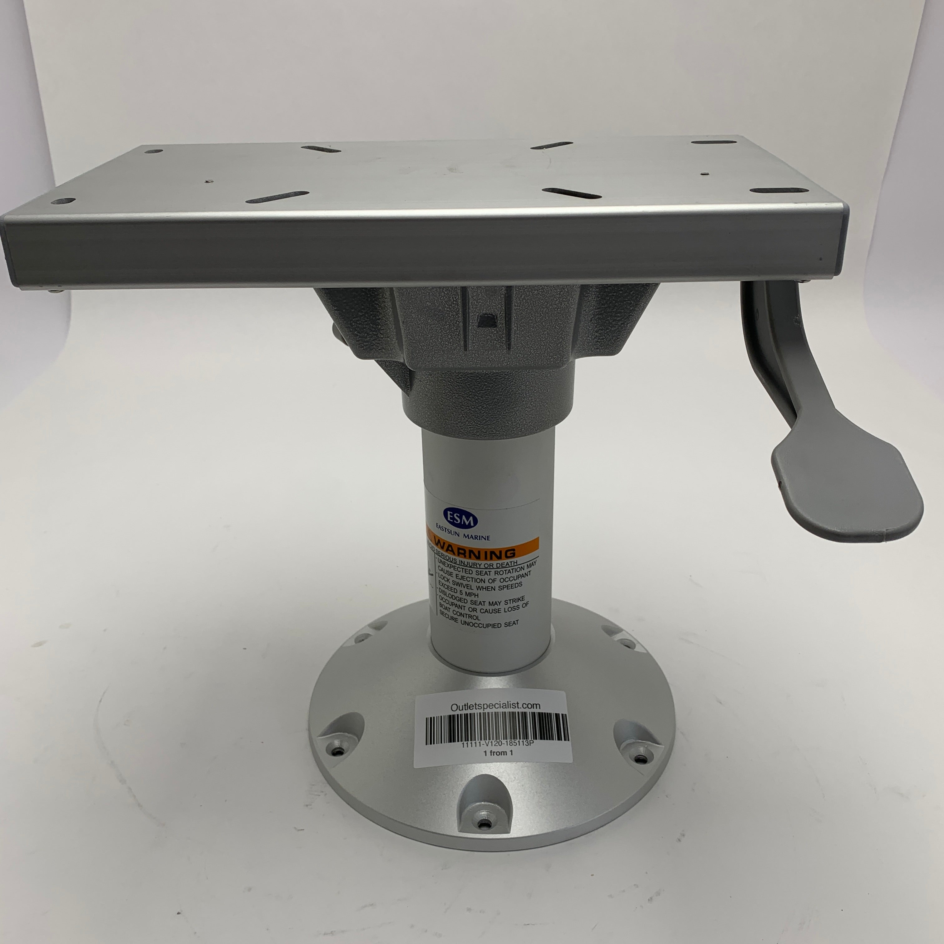 Eastsun Marine 185113P stały aluminiowy wspornik fotela pilota H 330 mm