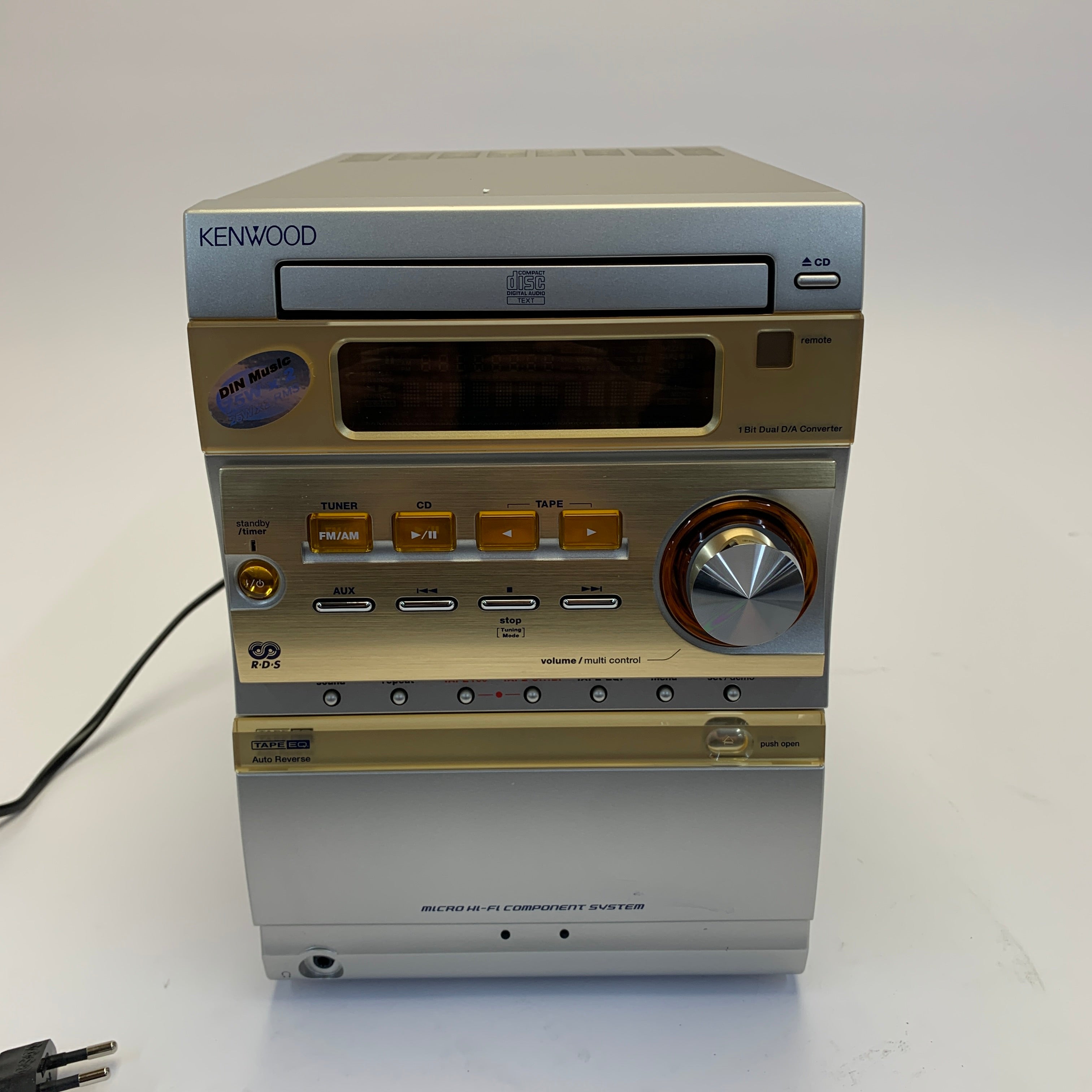 ケンウッド HM-537MP-H マリン Hi-Fi システム MP3、カセット、RDS ラジオ、50W パワー付き 