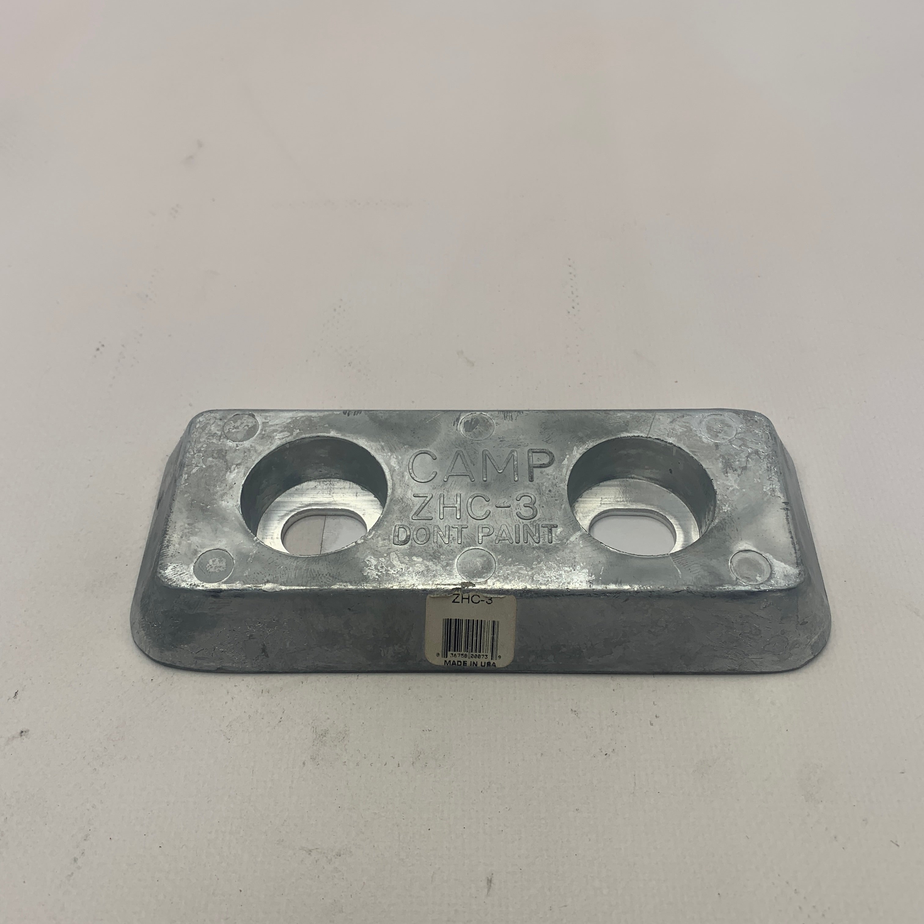 Placa do casco Martyr 6-1/4 X2-3/4 X3/4 Ânodo ZHC-3