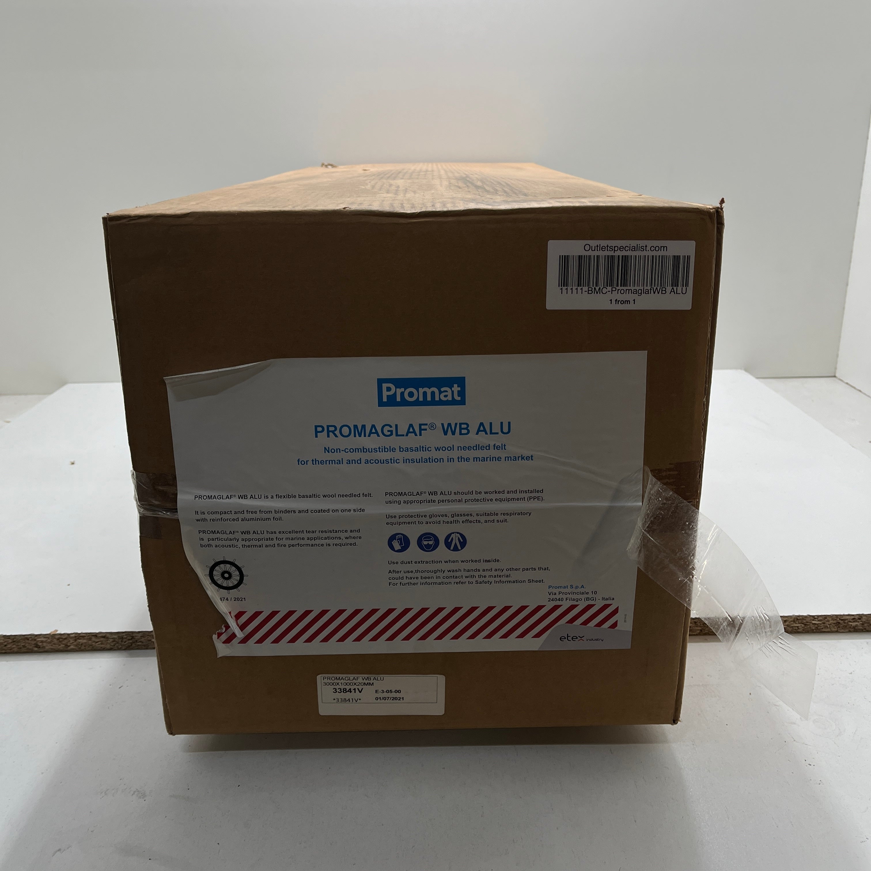 Promaglaf WB Alu solas сертифицирана пожароустойчива изолация - защита