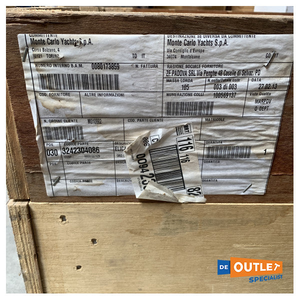 ZF Mathers 4 -Blade 822 x 930 Propeller Nibral - 3242304086