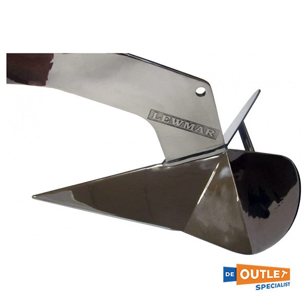 Lewmar DTX stainless steel Delta anchor 40 KG / 88 lb - 0057240