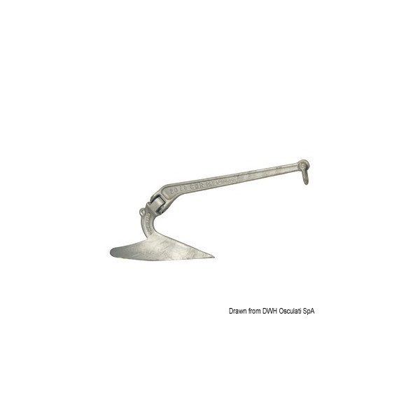 Original Lewmar Cqr Anchor 66 kg Galvanized - 01.145.64