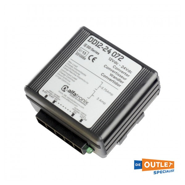 Alfatronix 12V/24V-3A DC/DC omvormer - 011-DD12-24 072