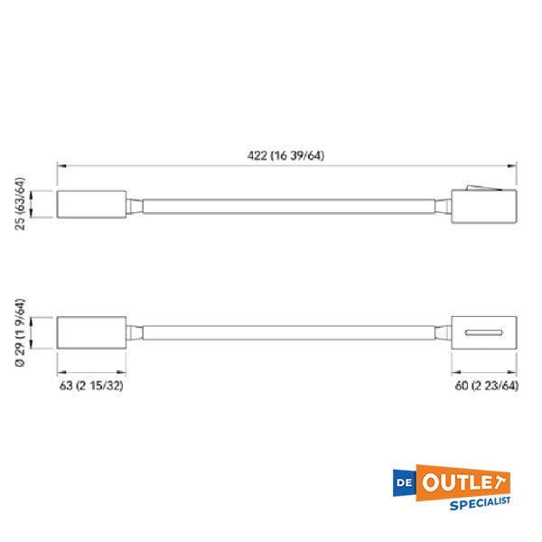 Quick Audrey Led Reading Lights Stainless Steel - Fasp1181WC11A01