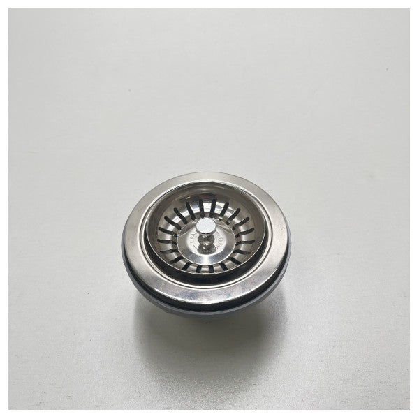 Злив для раковини Lira з нержавіючої сталі з заглушкою для кошика - 1945.040