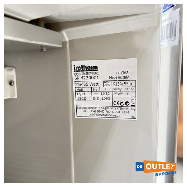 Isotherm CR65 65L Compresseur Contulseur INOX 12 / 24V - 1065BVC7MK0000