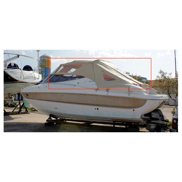 Sessa Marine Iscamorada S32 Couverture de cockpit de toile beige - 049545