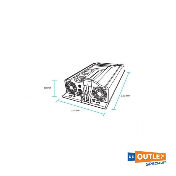 Zivan NG3 24V 85A Batterieladegerät schwarz für LI-Ion Batterien - F7BSMW-00030X