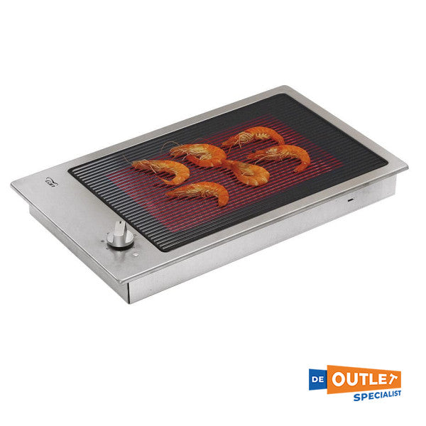 Peut PB1328 Grill en acier inoxydable électrique 230 V