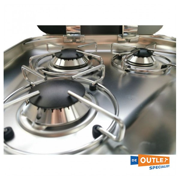 Can FC1347 3-burner built-in gas cooker black