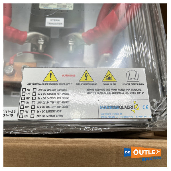 Blue Sea huvudströmbrytare för bogpropeller 24V | 500 amp - 05368A