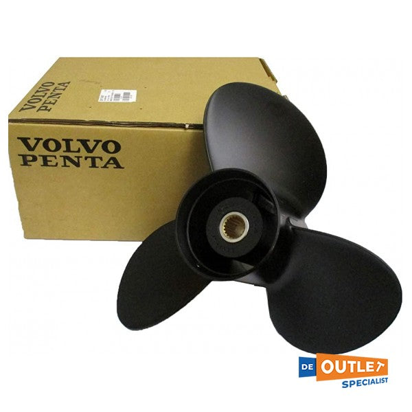 Volvo Penta aluminium schroef / propeller 14.30 x 21 inch zwart - 3817469-4