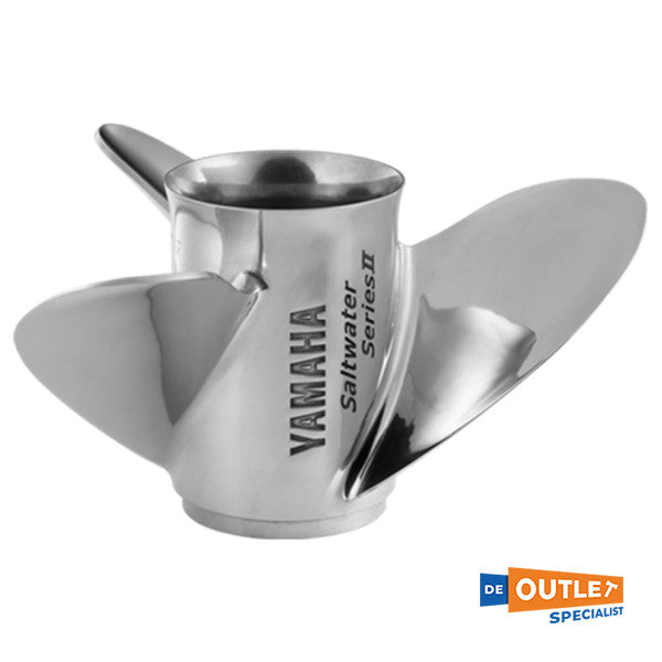 Yamaha 3x15-1/2 x 17-T paslanmaz çelik pervane 6CE-45978-20