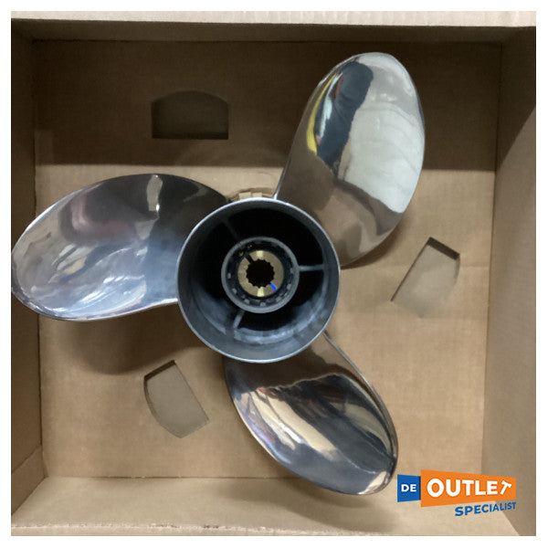 Yamaha 3x15-1/2 x 17-T propeller i rostfritt stål 6CE-45978-20