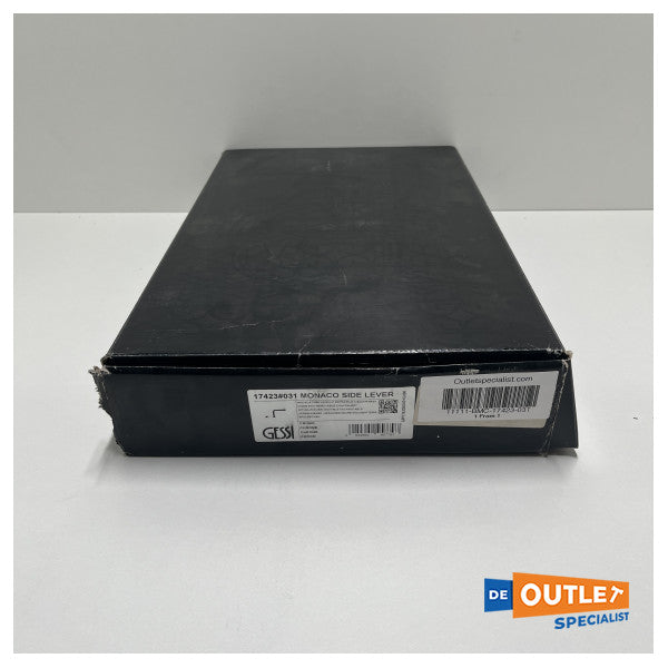 Gessi single lever chrome kitchen tab adjustable hot | cold - 17423-031