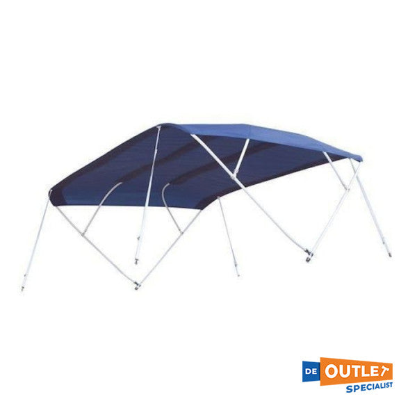 Tessilmare Sun Top Fly Inox 4 Arch Bimini Blue 200 cm-110-060-003-S