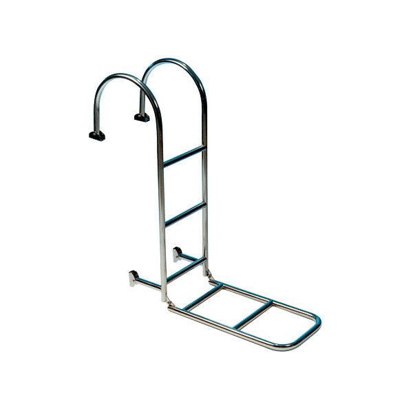 ALLPA Fast rustfritt stål Svømmetrapp 5 trinn for dekkmontering - 110047